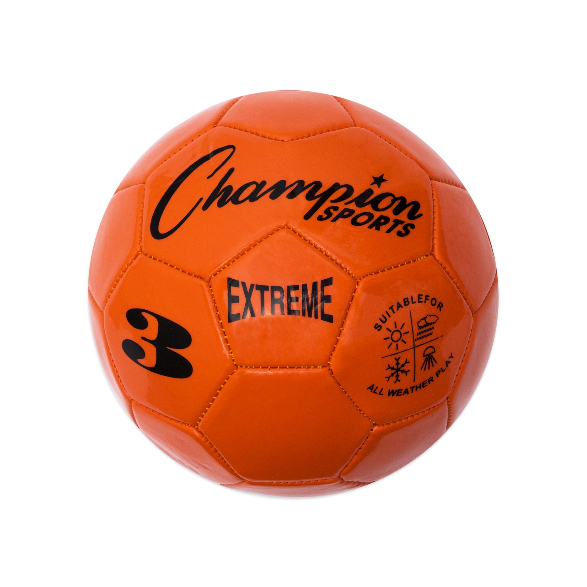 Champion Sports Extreme Series Composite Soccer Ball: Sizes 3, 4, 5 in Multiple Colors