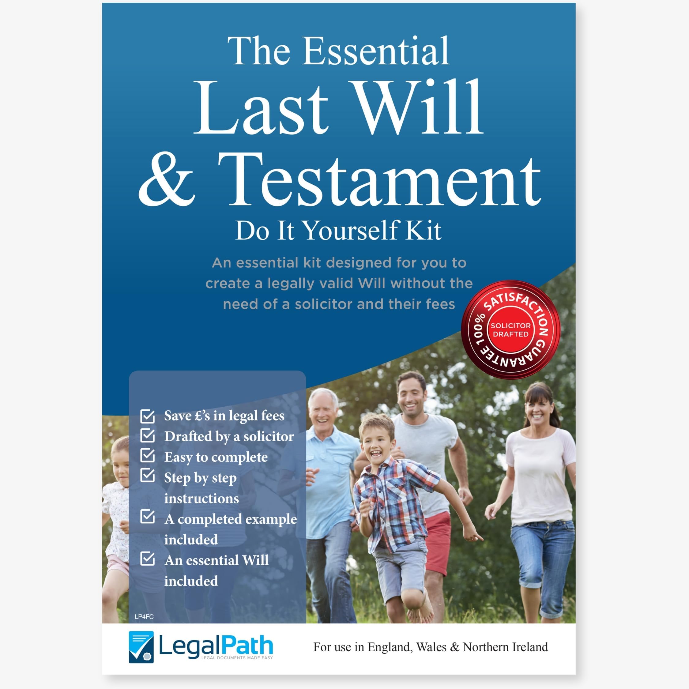 – The Essential Last Will and Testament (Do It Yourself Will Kit UK) 2025-26 Edition - Really Simple to Complete & Includes Comprehensive Guide by LegalPath®