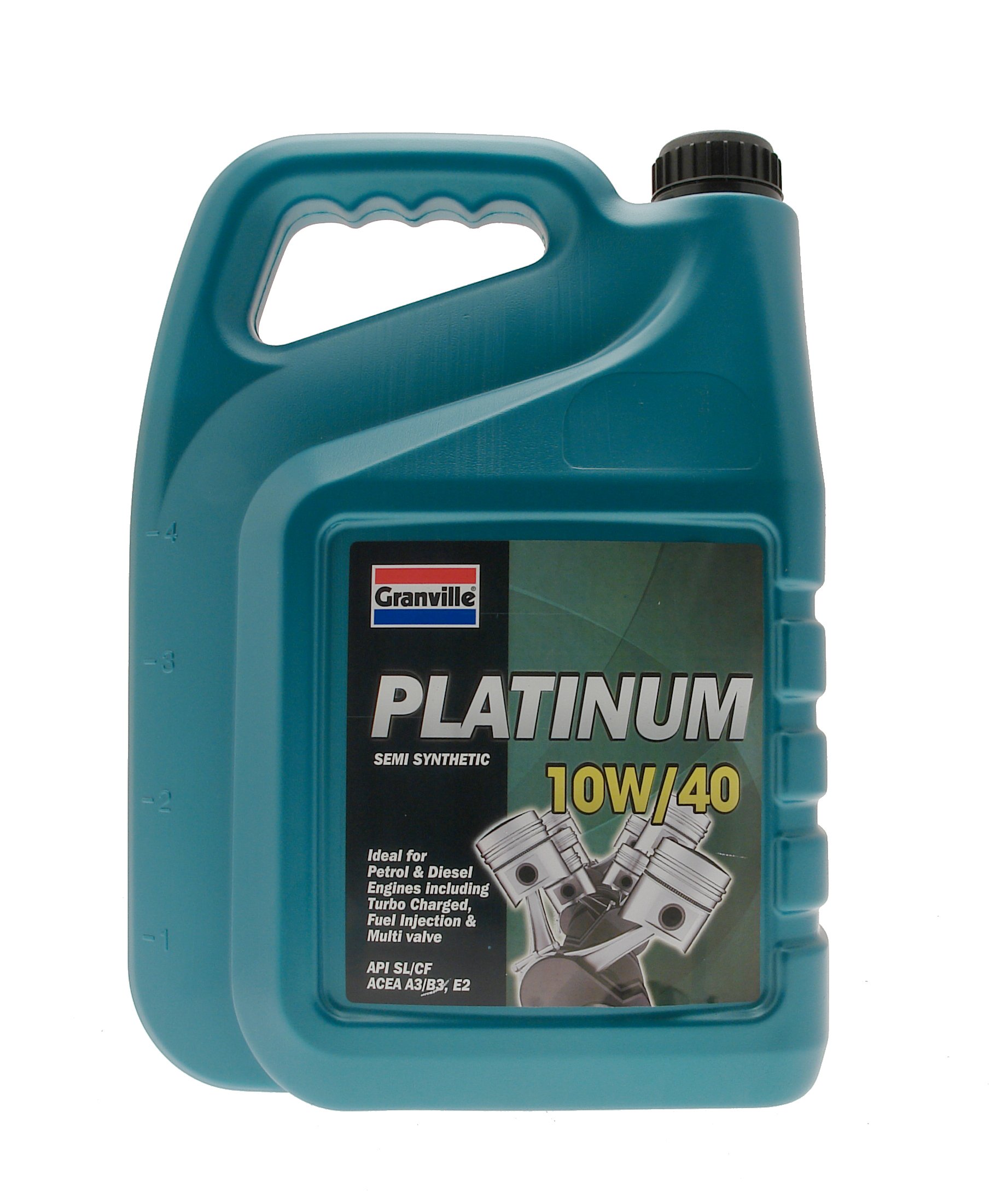 Granville Platimum Plus 10W/40 Semi Synthetic Engine Oil - Brown / 5L