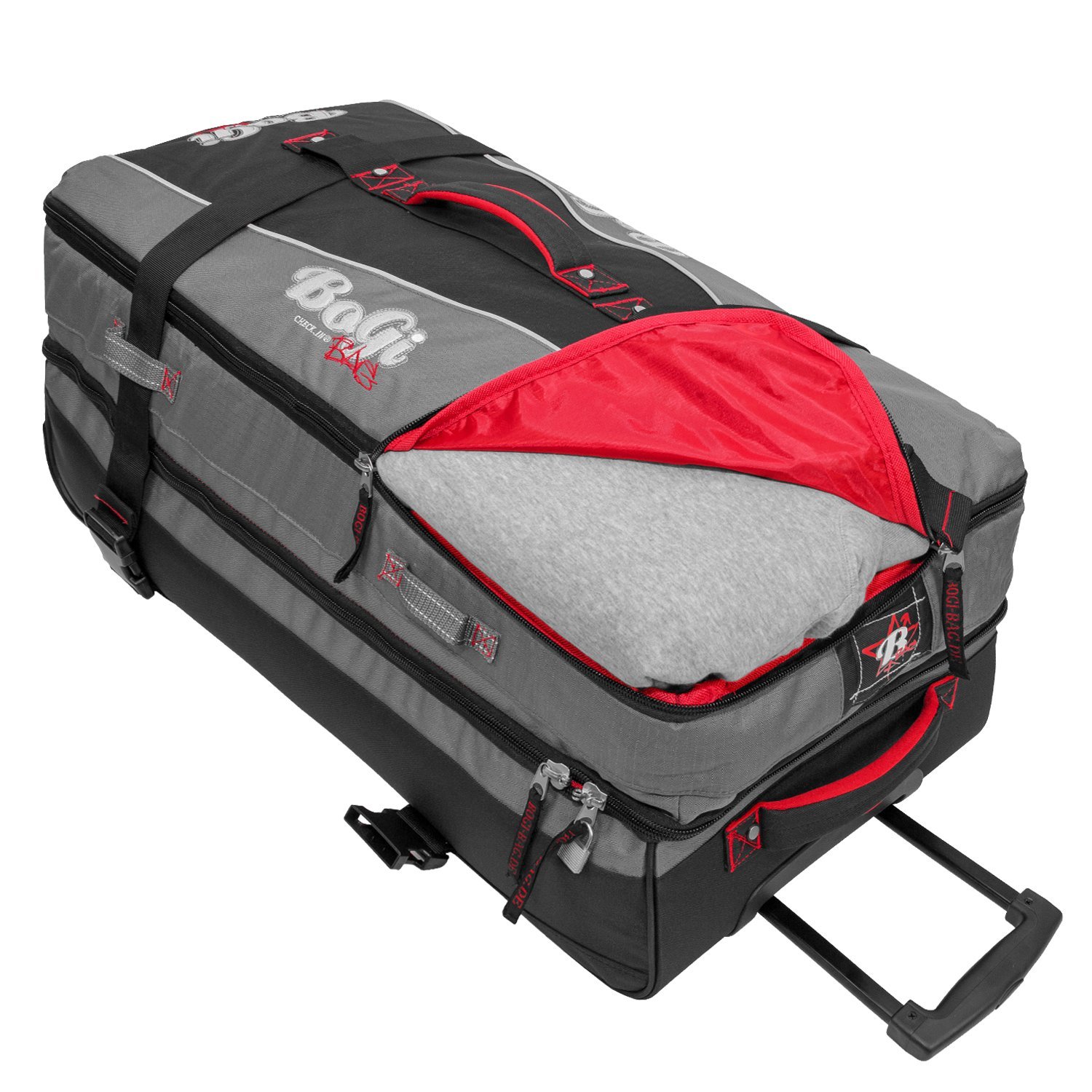 Reisetrolley 110 Liter Reisetasche - Grau / Schwarz