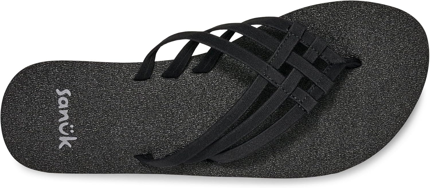Sanuk Yoga Sandy II | Flip Flops for Women | Yoga Sandals For Women | Women's Beach Sandals | Memory Foam Footbed - Image 3