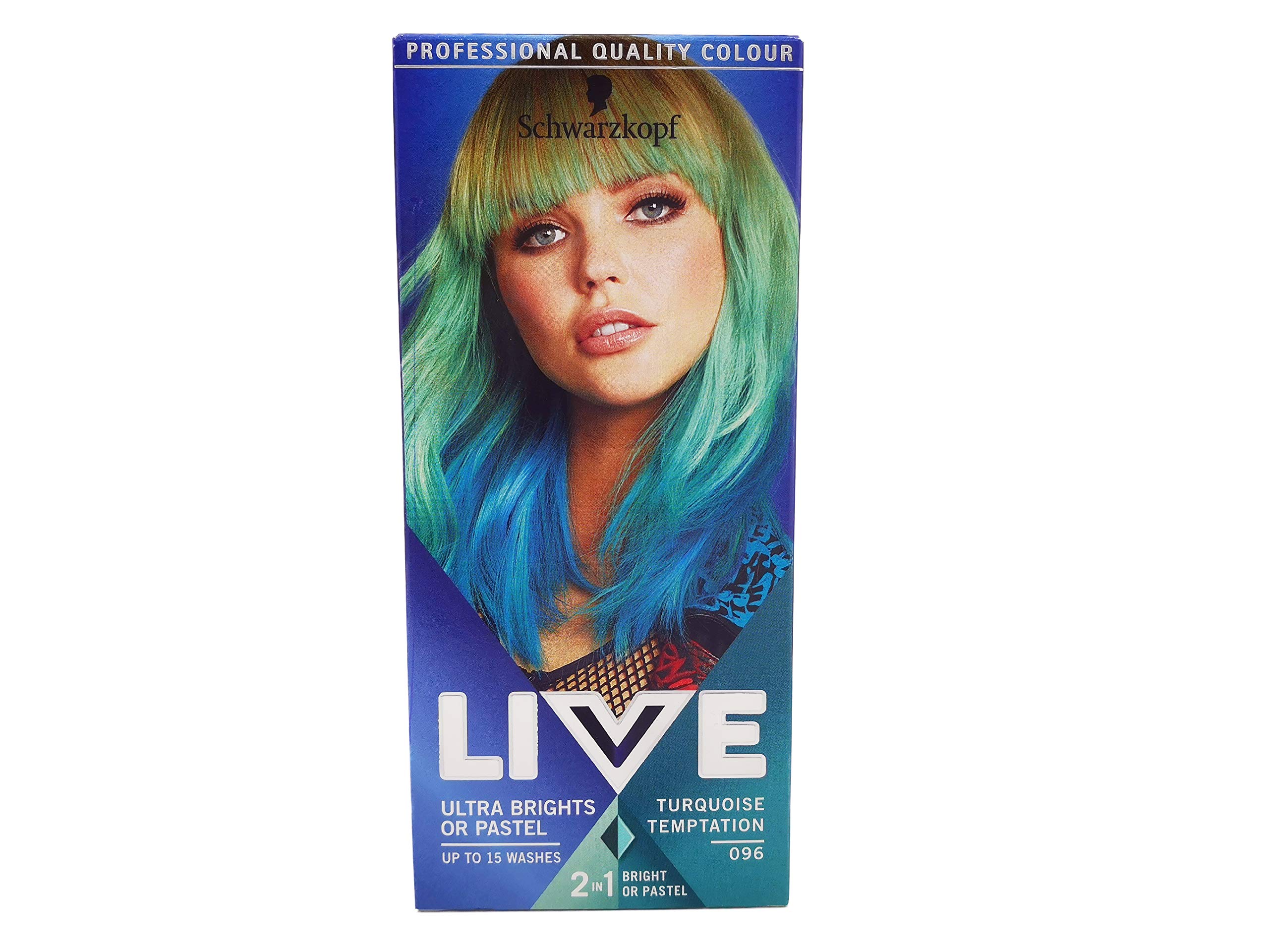 LIVE Ultra Brights or Pastel Turquoise Temptation 096