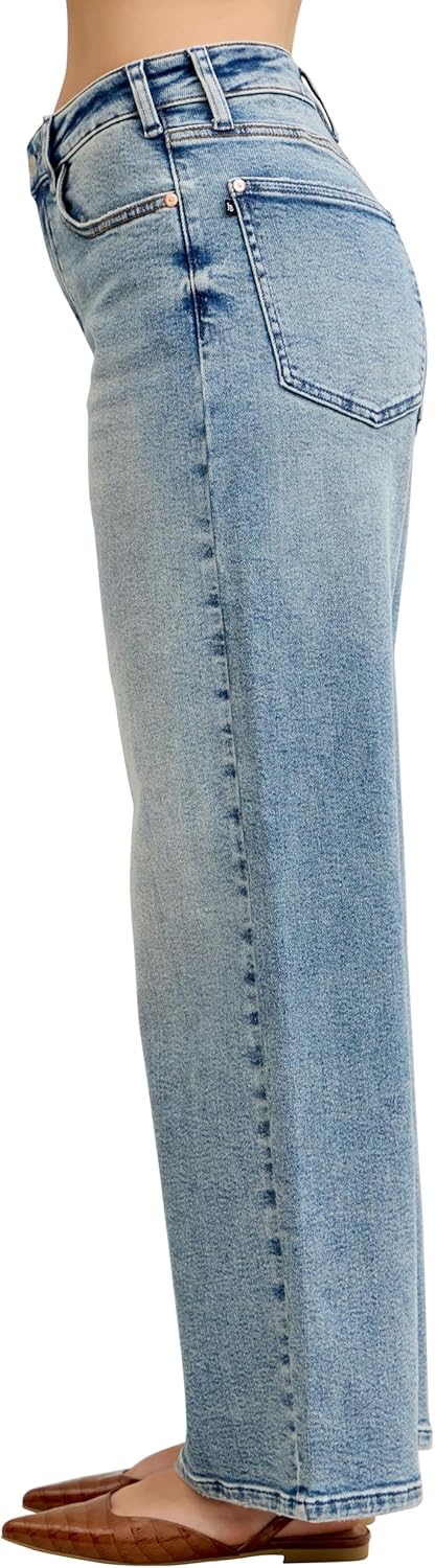 Judy Blue Womens Jeans - High Waisted Wilhemina Light Vintage Wash - Image 4