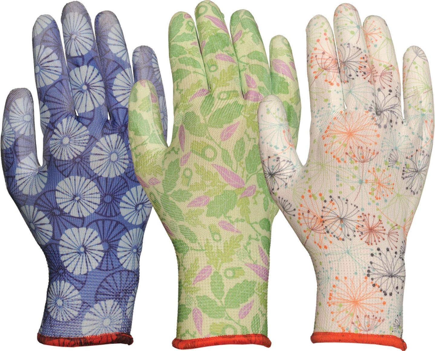 Glove 2603AP Assorted Pattern with Polyurethane Palm Gloves, Small