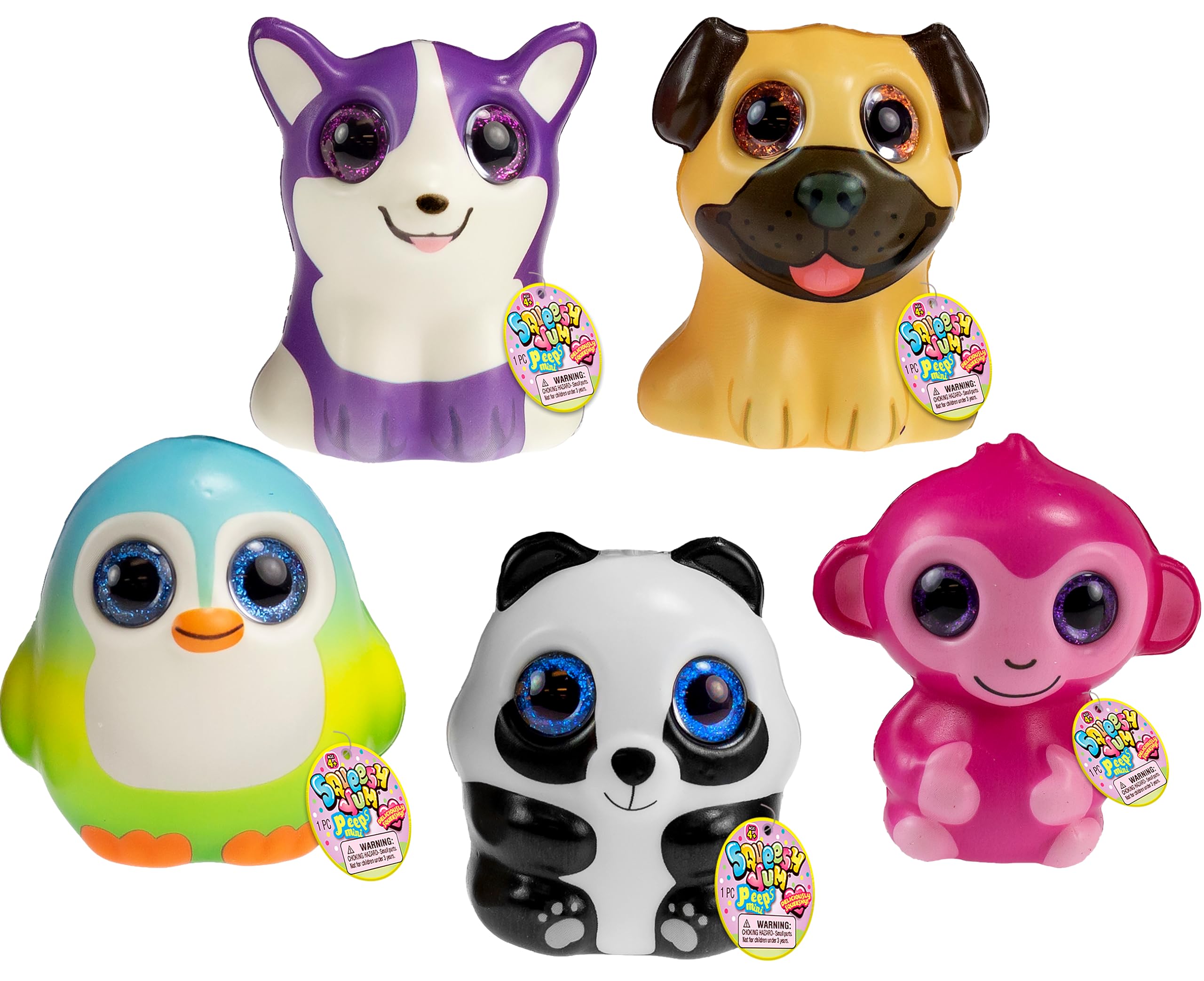 Amazon.com: JA-RU (5 Units Assorted) Foam Squishy Toys Animal