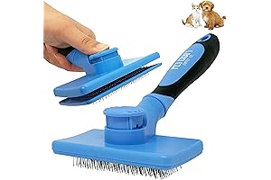 Pet Craft Supply Self Cleaning Slicker Pet Brush: The Ultimate Grooming Tool...