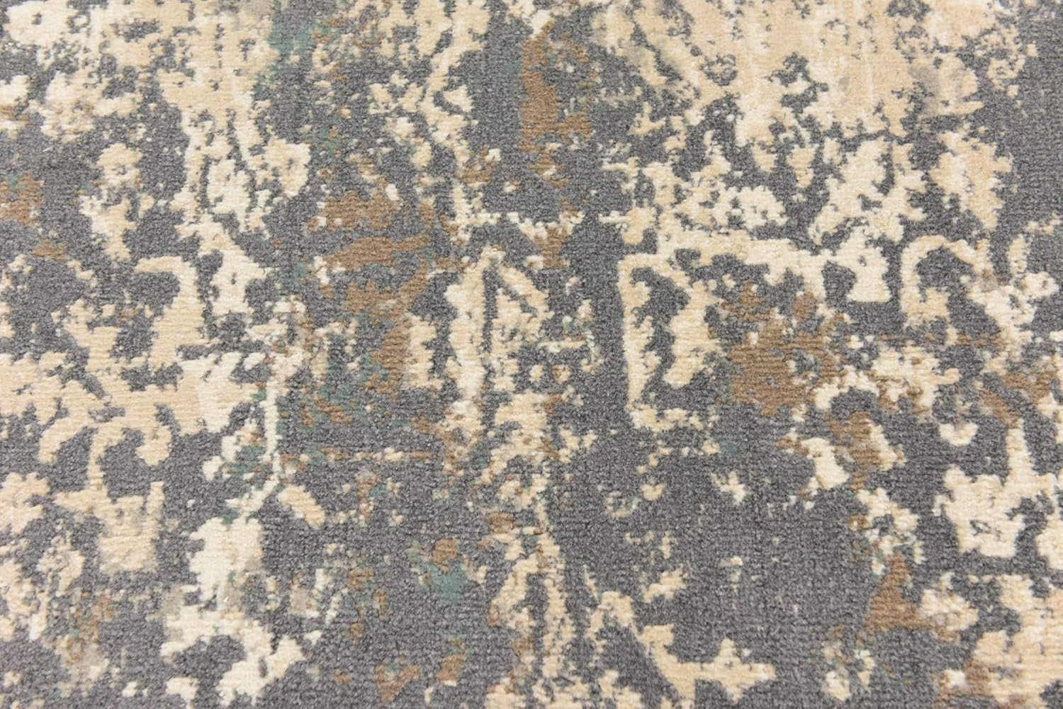 Unique Loom Tuareg Collection Vintage Distressed Traditional Area Rug (5' 0 x 8' 0 Rectangular, Gray/ Beige)