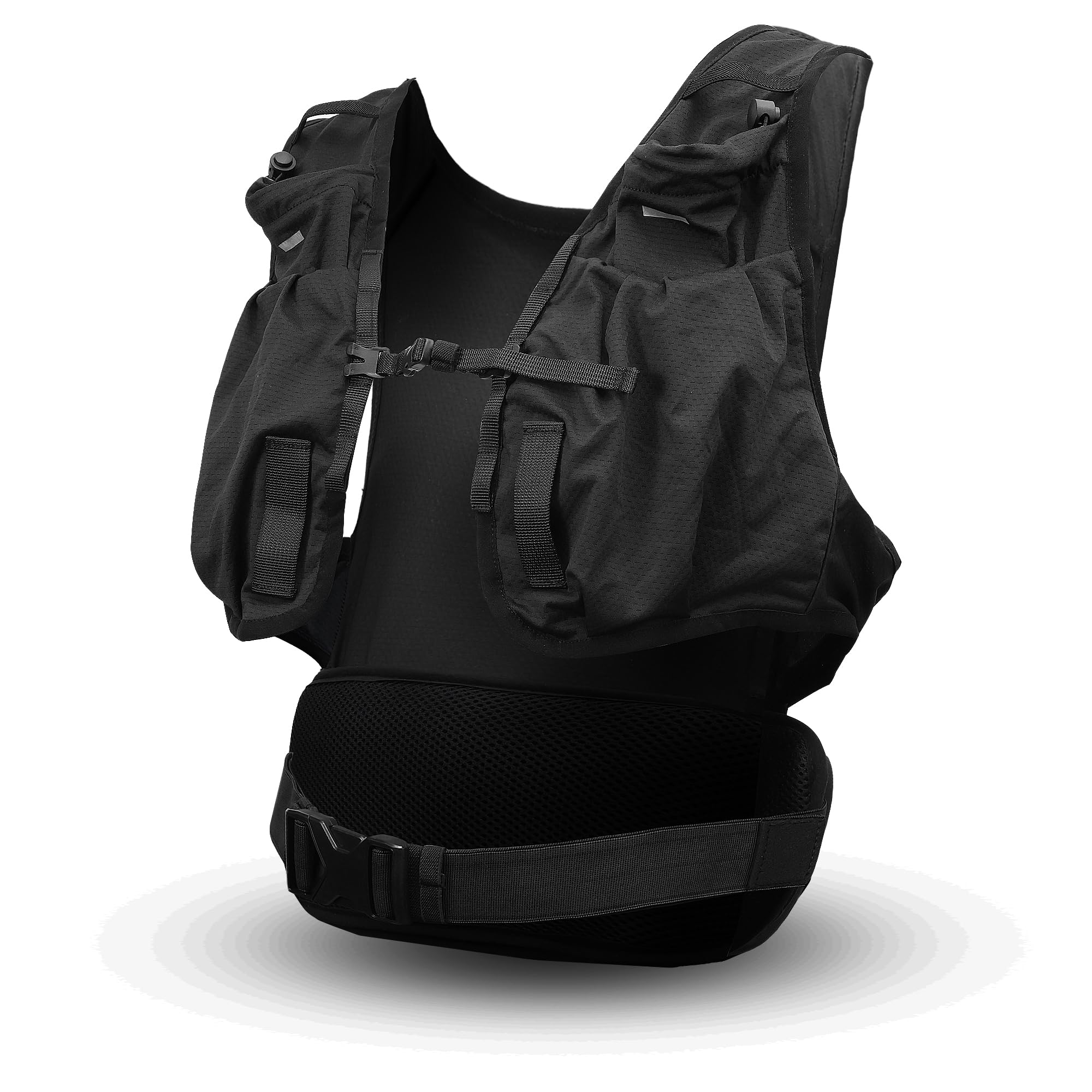 MVRK 2-in-1 Packable Running Vest for Men – Ultra-Lightweight, Water-Resistant, Breathable & Multi-Pocket Performance Vest for Runners & Hybrid