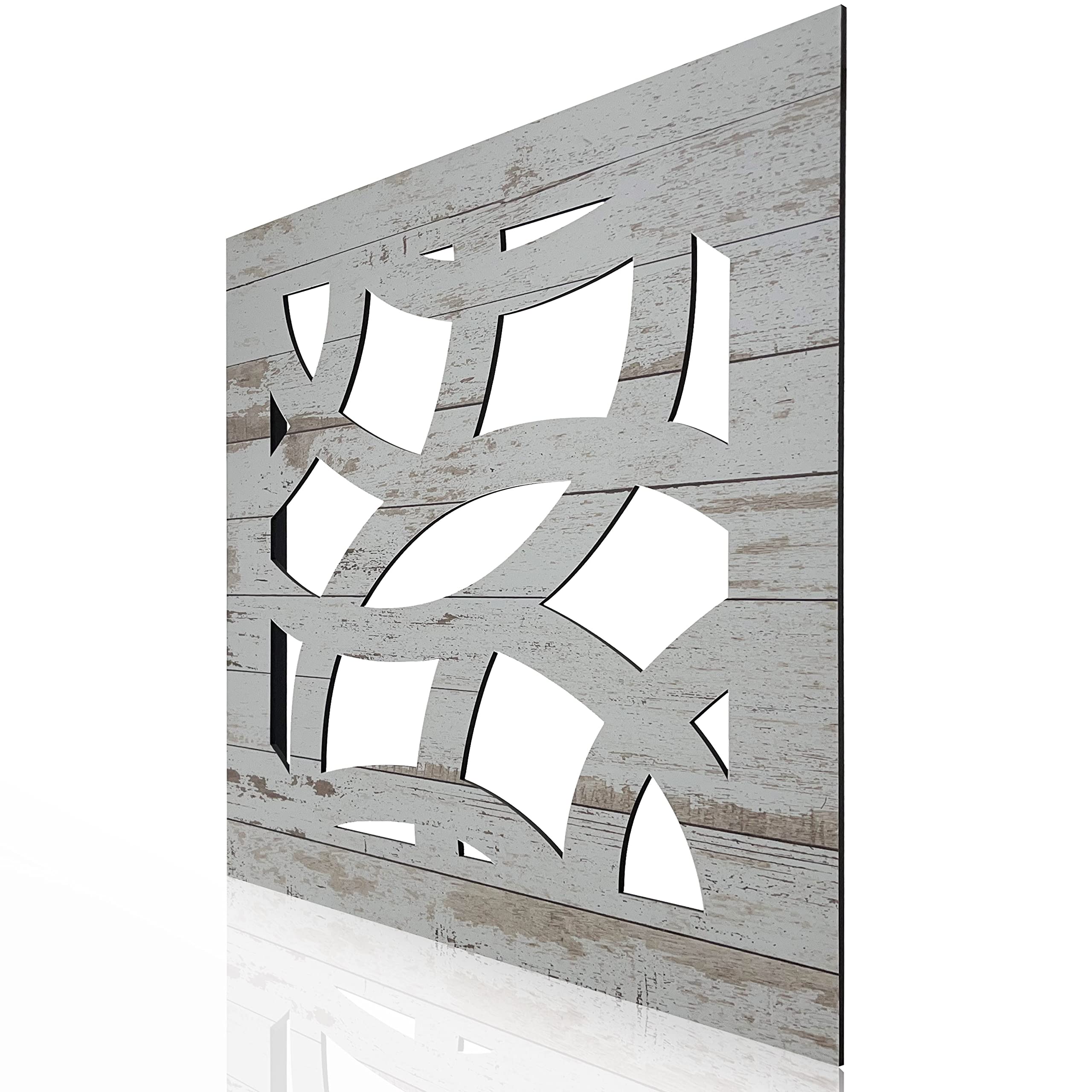 Cuadro Calada decorativo para pared, artesanal modelo IMBRICATIS (60x60cm)
