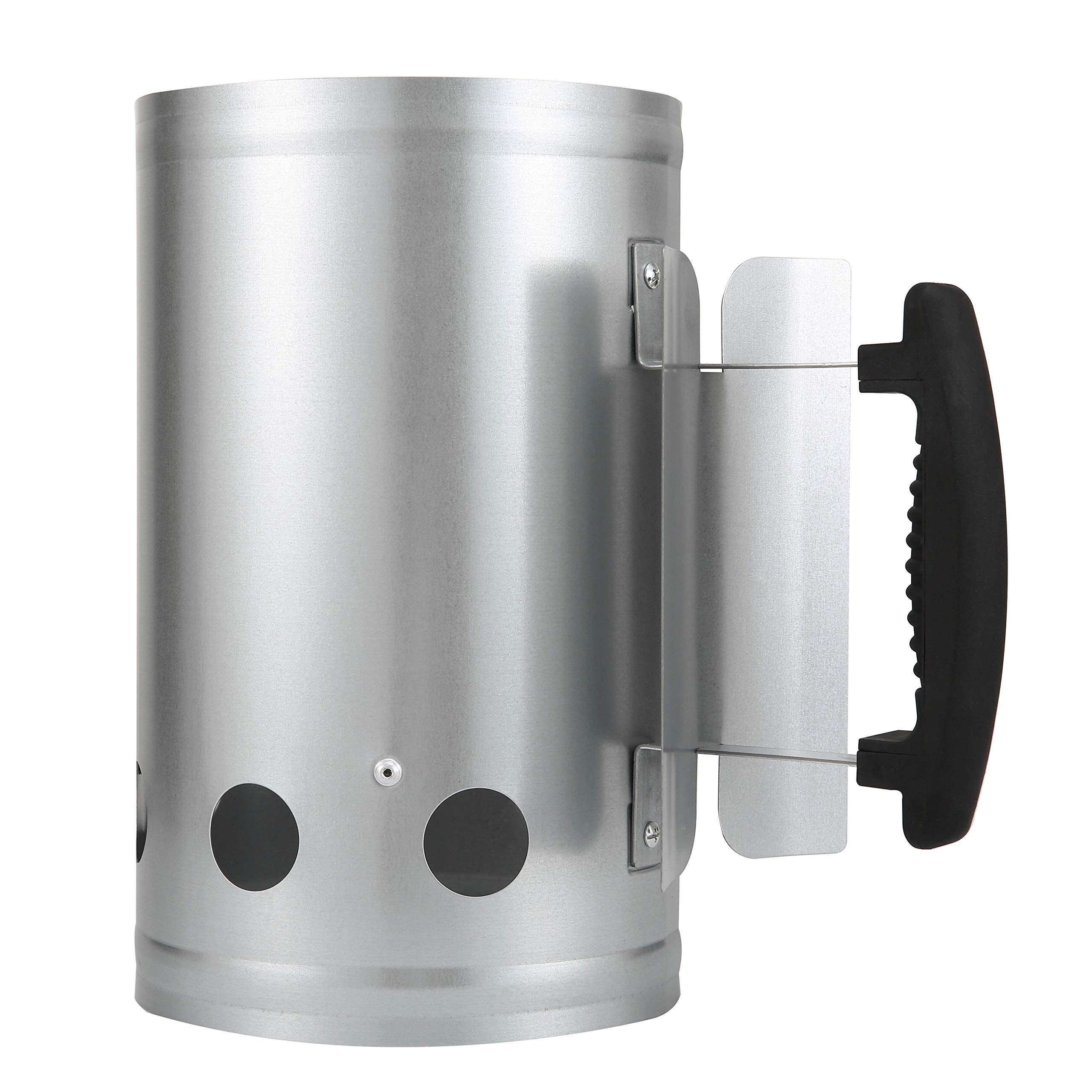 KINGSFORD BB0466 Deluxe Charcoal BBQ Chimney Starter, 1 Count, Silver