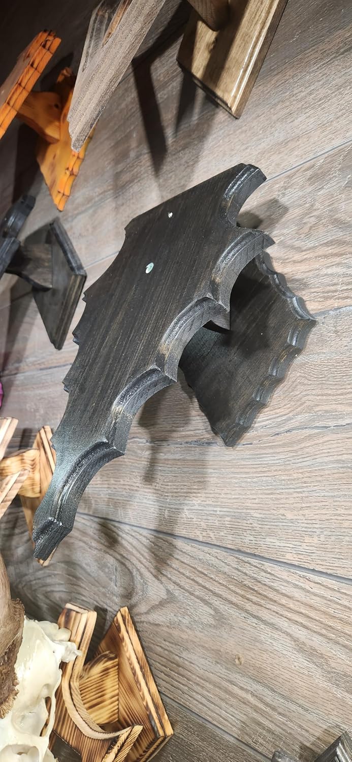 European Deer Mounting Plaque Large Knapped Arrowhead Midnight