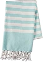 Vista 8 de E-Living Store 100 % algodón, suave, absorbente, toalla turca para el hogar, playa, gimnasio, alberca, decoración, Algodón, Negro, talla única