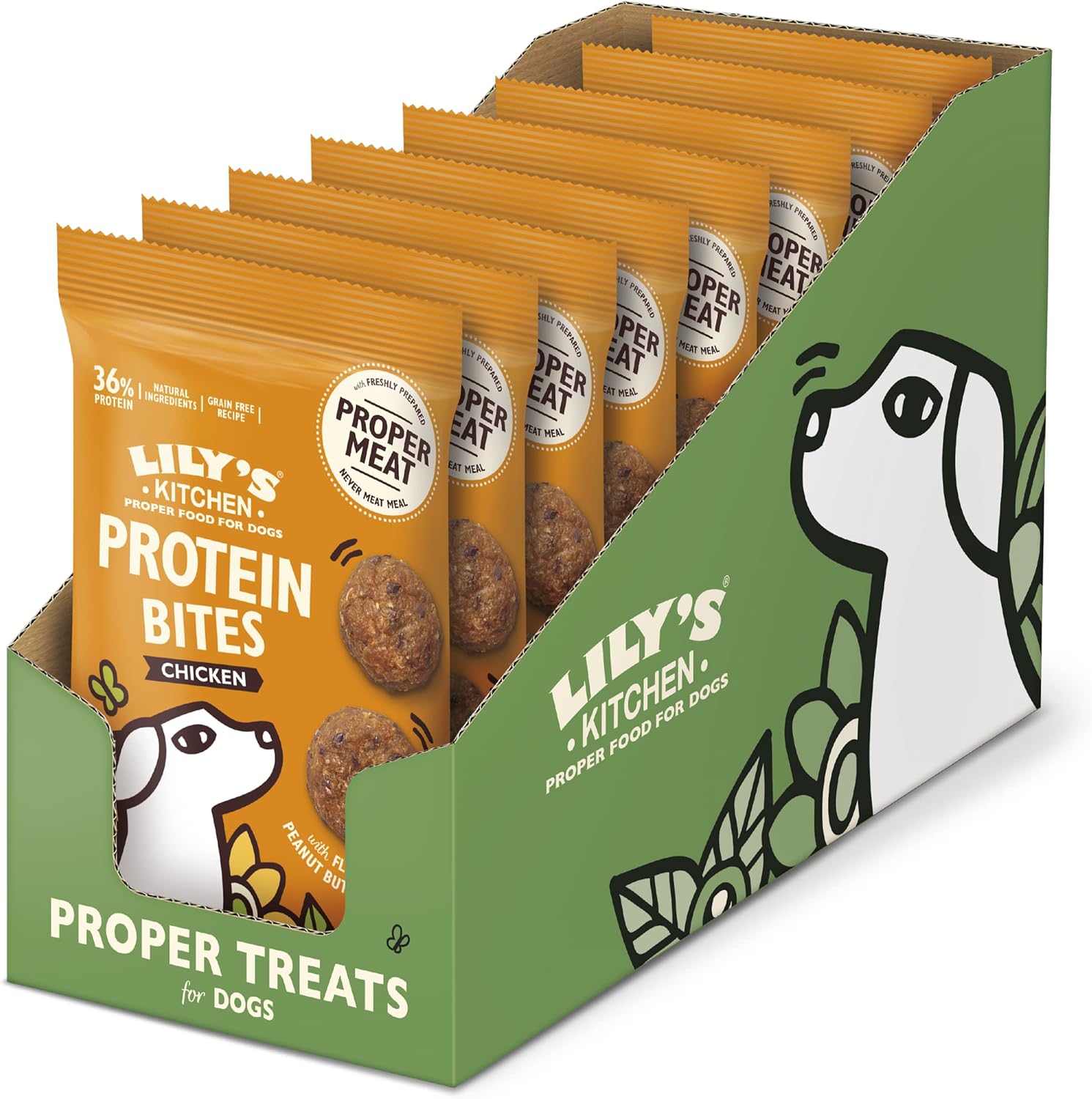 Lily’s Kitchen Chicken Protein Bites Dog Treats 12 x 40 g BigaMart