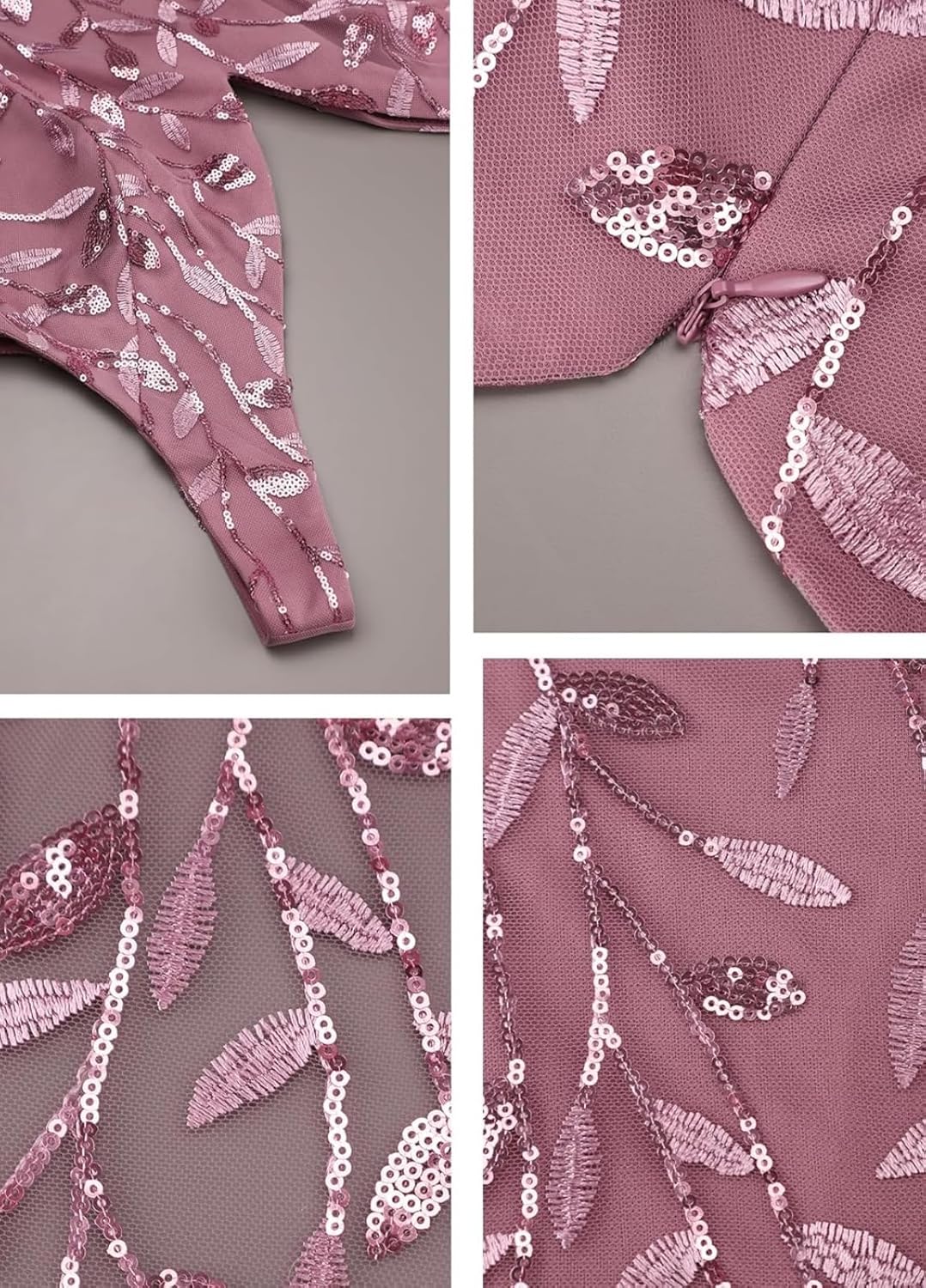 Sheath/Column Elegant Women's Formal Dress V Neck Sleeveless Prom Dress Sequin Tulle Evening Gowns 2025 - Image 5