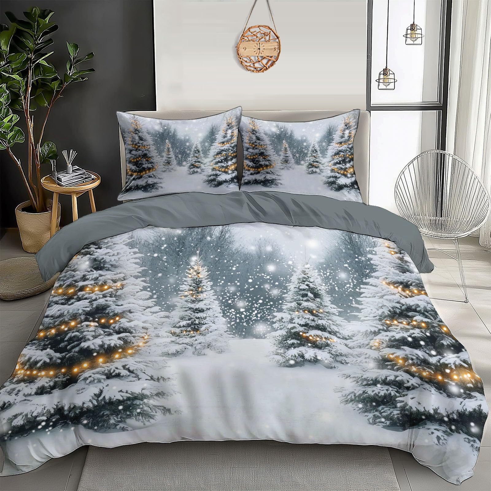 Parure de lit de Noël réversible, l'idée cadeau utile et déco