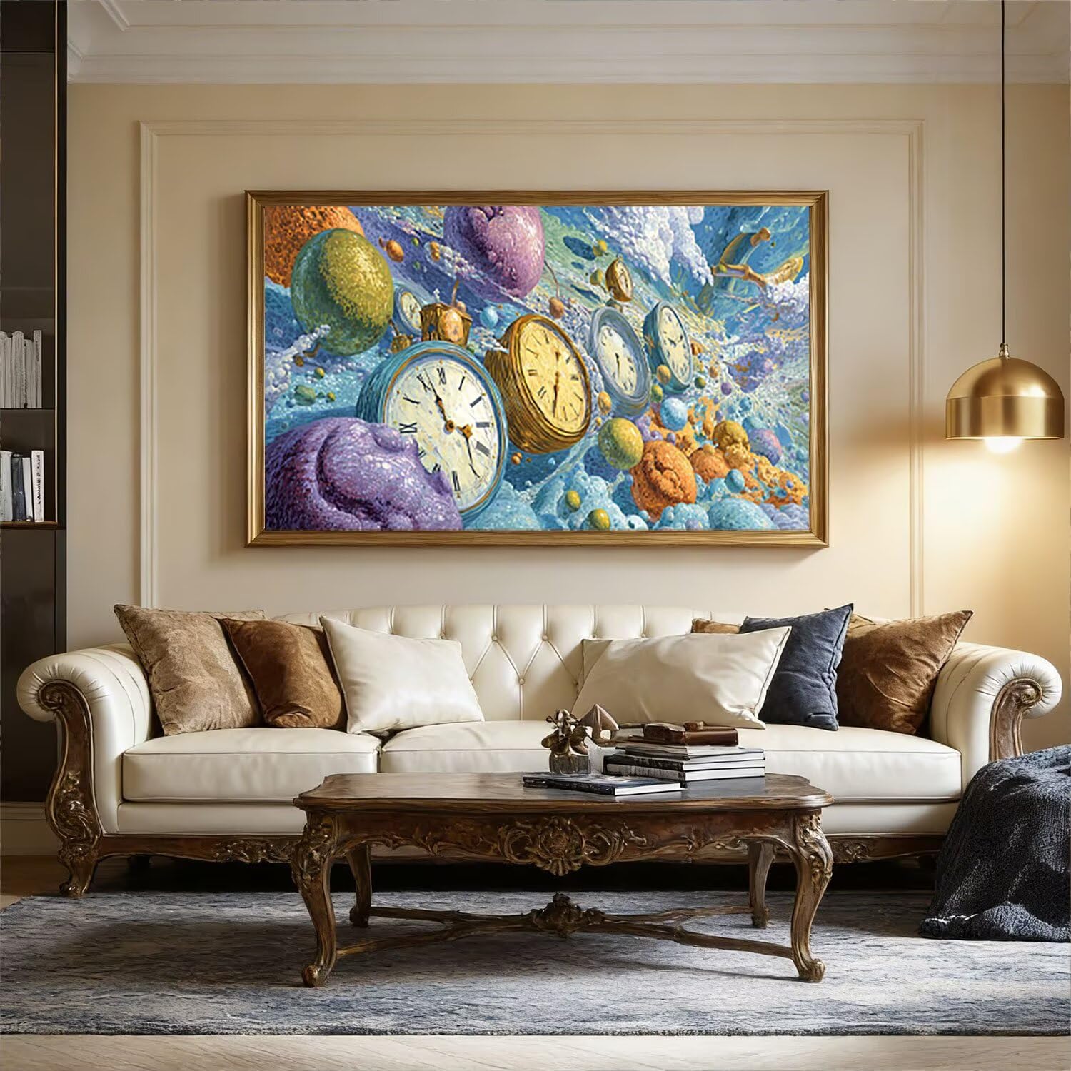 Malowanie według numerów dla dorosłych, duży rozmiar DIY płótno akrylowe zestawy malarskie 80 x 160 cm z pędzlami i pigmentami, kreatywna dekoracja ścienna do domu, początkujące dzieci, abstrakcyjny