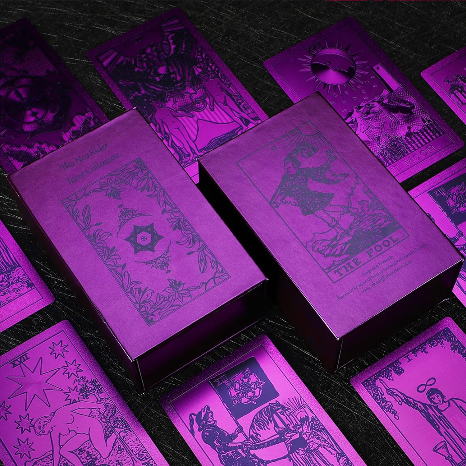 Rainbow Tarot Cards Deck Neo Rider Tarot Deck 7 Deadly Sins Collection, 78 Tarot