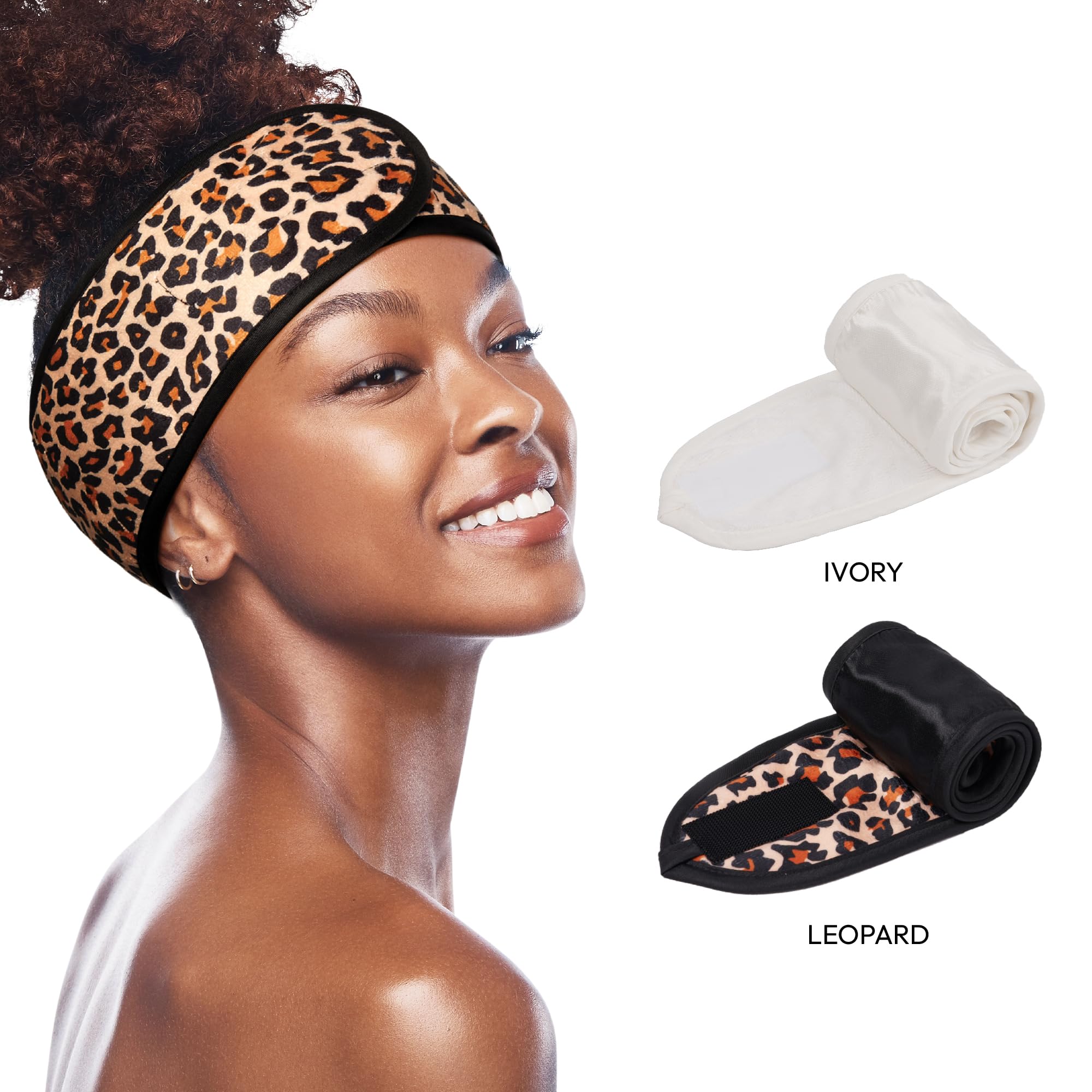 Amazon.com : Red by Kiss Spa Headband for Washing Face, Adjustable