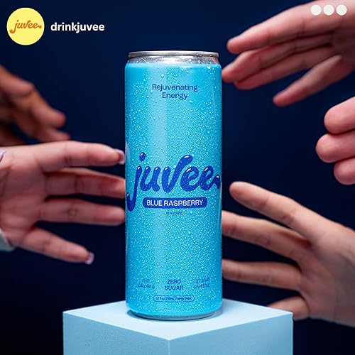 Miniatura 7 de Juvee Bebida energética rejuvenecedora. Bebidas energéticas sin azúcar. Taurina, vitamina B12, vitamina B6. 128 mg de cafeína. L-teanina para apoyar