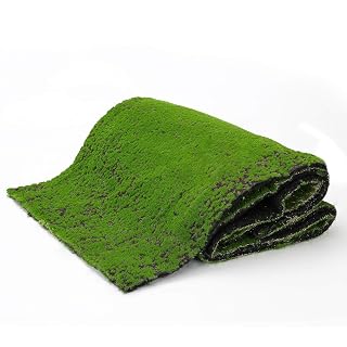 Artificial Moss Mat - Realistic Faux Green Moss Grass for Indoor & Outdoor Decor - Soft, Lush & Natural Looking Turf for Fairy Gardens, Home, Office, Patio, Wedding & DIY Crafts - Amazon product rated Grade A