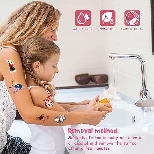 Miniatura 3 de 117 calcomanías de tatuaje de cantante Tay-lor, recuerdos de fiesta, tema de cantante, impermeables, calcomanías temporales de tatuaje para