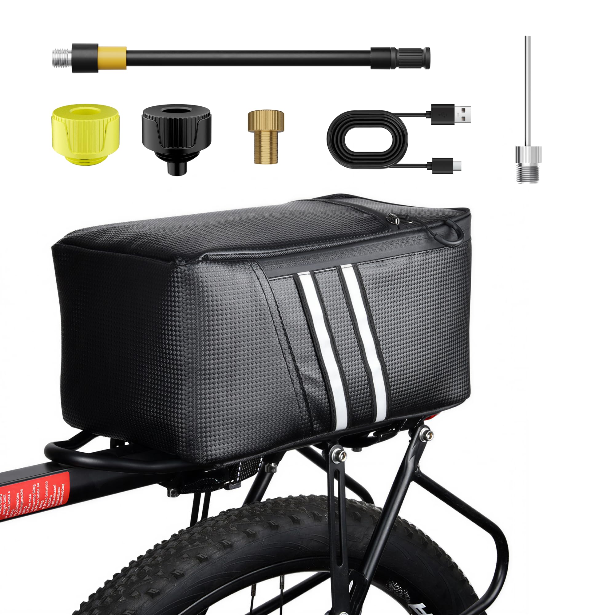 Electric Bike Pump - Fast & Portable -7 Electric Bike Pump - Fast & Portable -7