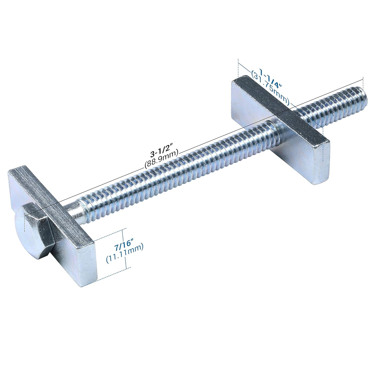 60 Pack Rok Hardware #1/4-20 x 3-1/2" Miter Draw Bolt Countertop Flip Connector Short DRAW312BOLT