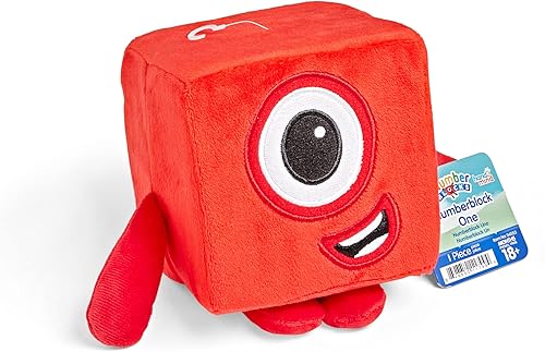Miniatura 6 de hand2mind Numberblocks One - Juguetes de peluche, números para niños pequeños, juguete de aprendizaje de matemáticas preescolar, animal de peluche,