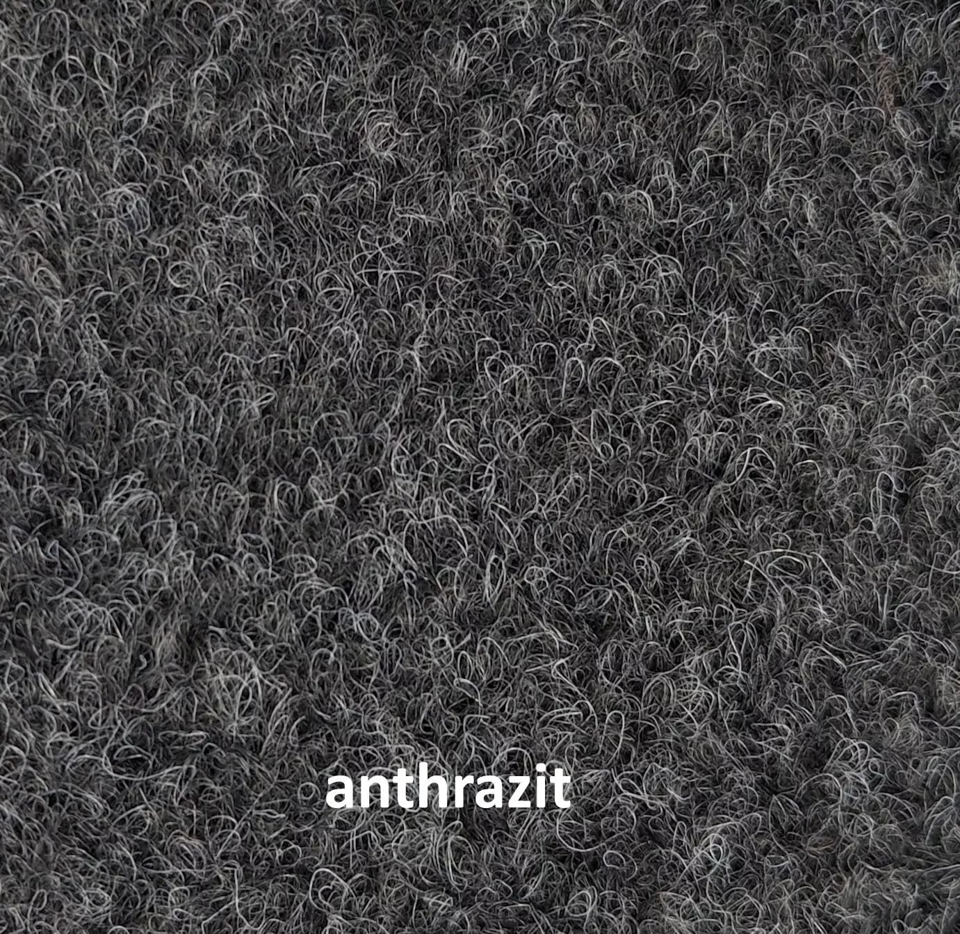 Nadelfilz Extra-Flex Meterware Restauration Innenraumverkleidung Instandhaltung Camperausbau 206 cm Breite (206 x 800 cm, Anthrazit)
