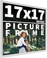 Vista 37 de Poster Palooza Marco de fotos de madera de pino macizo blanco de 18 x 8 Acrílico UV, respaldo de tablero de espuma y accesorios para colgar