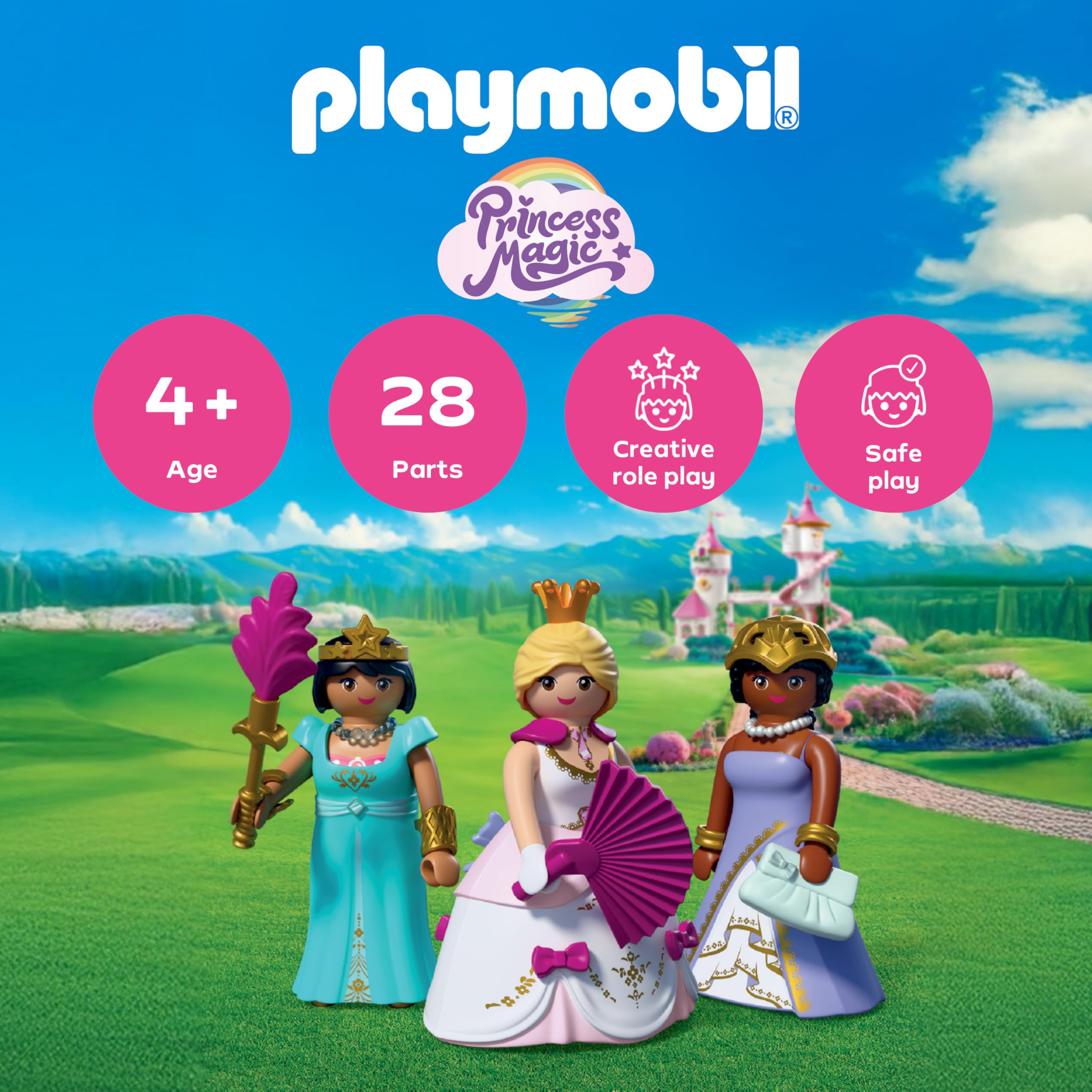 Playmobil, Pink, 5.591 x 5.591 x 1.614 inches - Image 2
