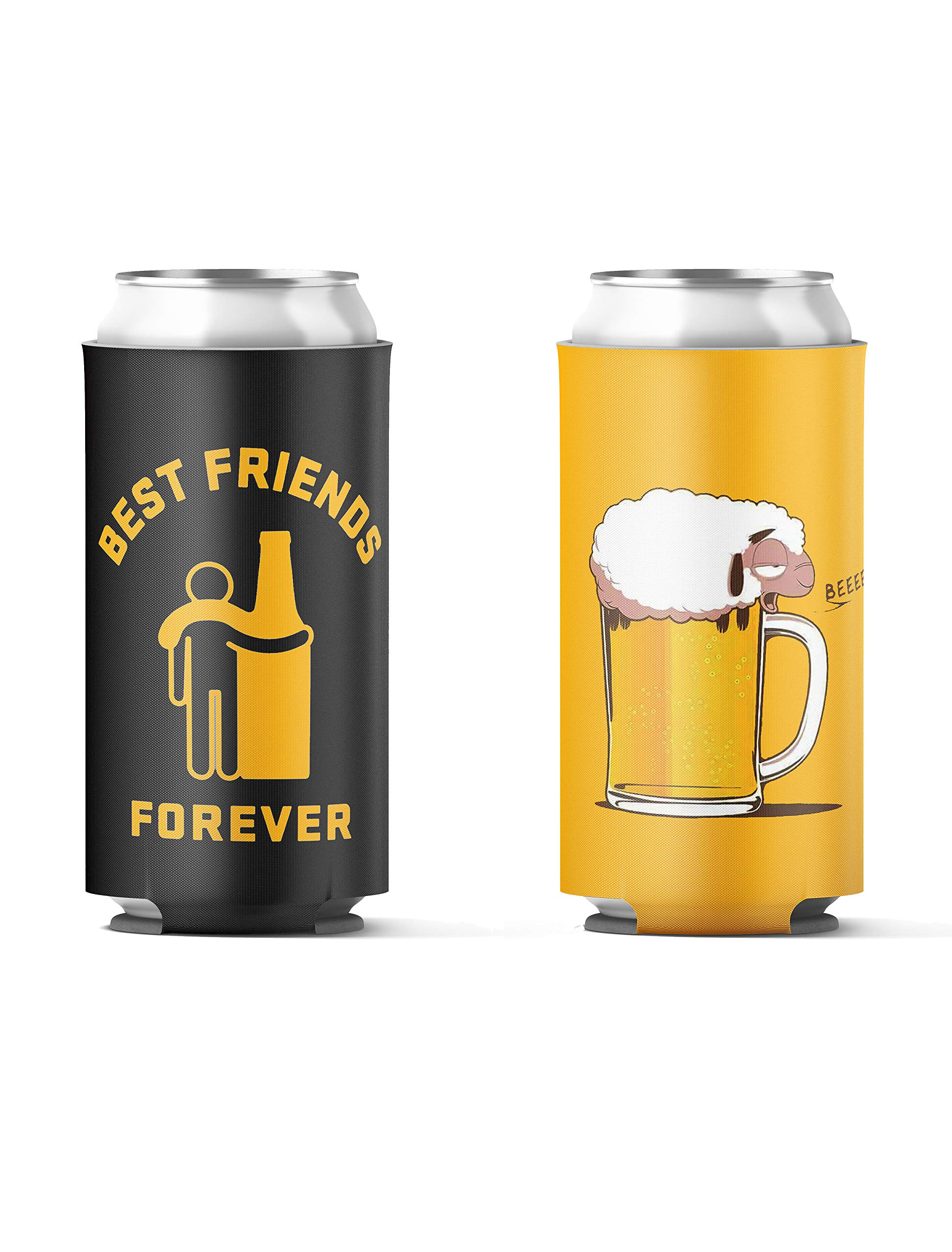 Coozybear 500ml Can Coozy/650ml Bottle Sleeve, Drink Insulator,Can Cooler (Design 3)