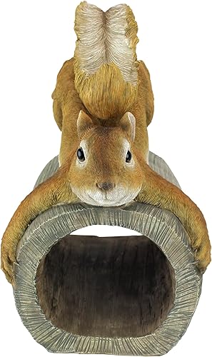 Miniatura 3 de Design Toscano Crash the Squirrel Gutter Guardian Downspout Estatua