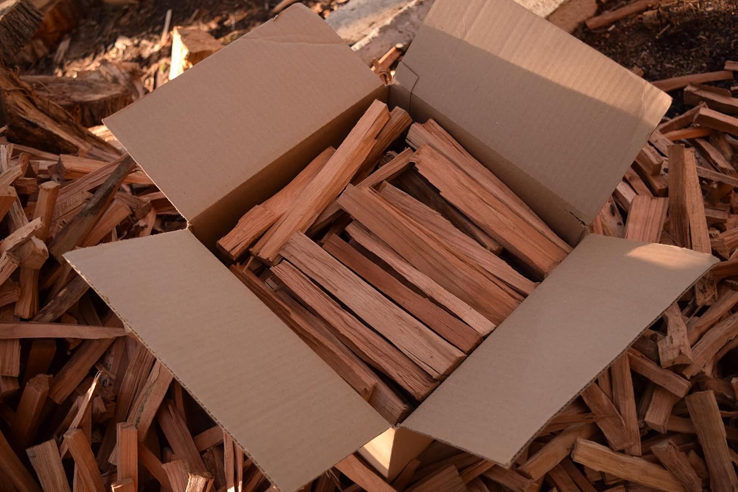 Kiln Dried Cherry Smoking Wood for BBQ, Smoker & Pizza Oven – 6-9” Hardwood Splits – 1 cu ft