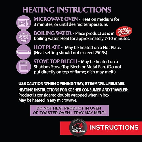 Miniatura 8 de KJ Poultry Kosher para comidas sin gluten, sopa de pollo con bolas de matzo no Gebrokts, Halal, (paquete de 6) preparado para entrada totalmente