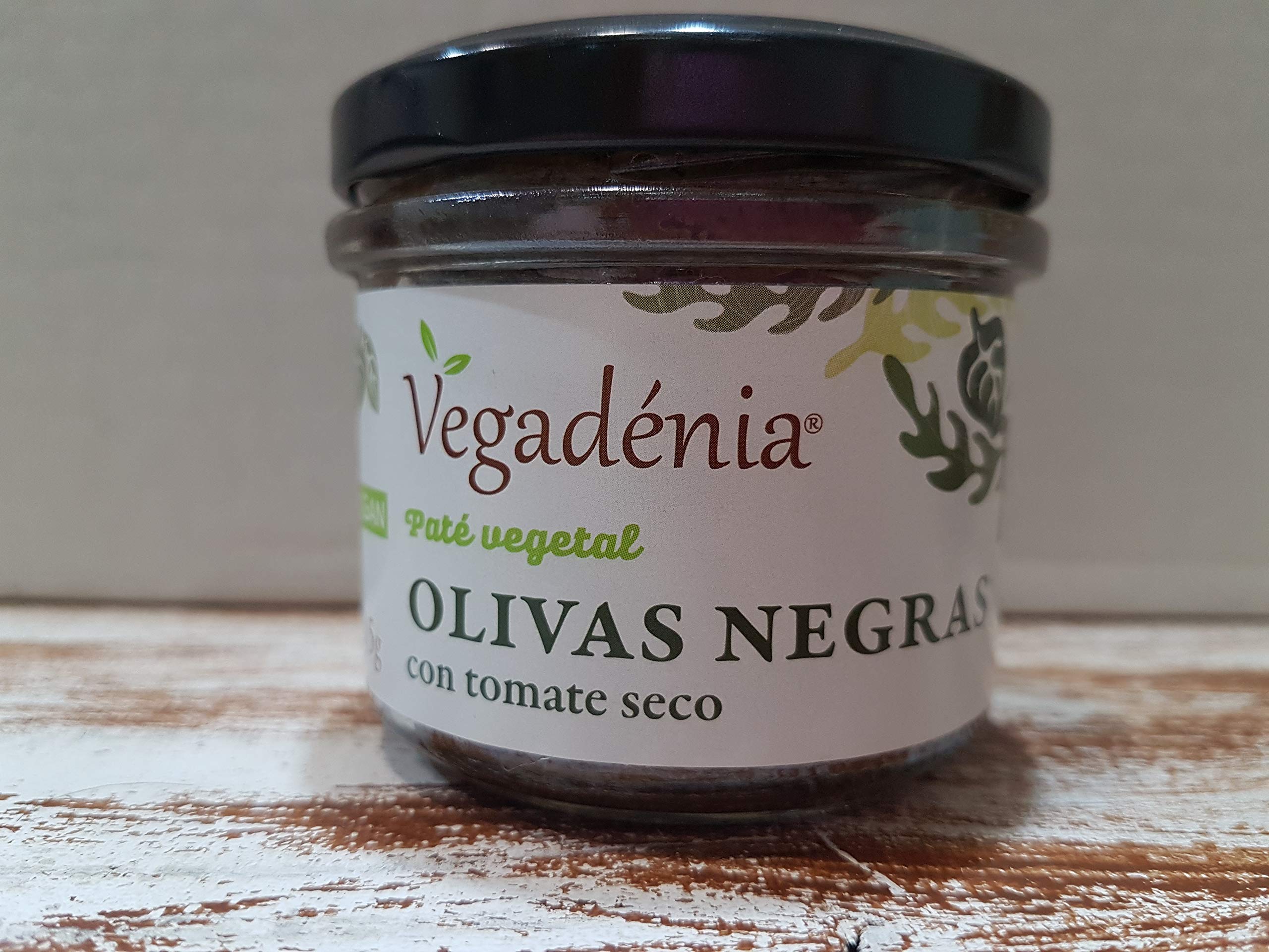 Paté Vegetal de Olivas Negras con Tomate seco