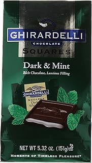 Dark and Mint Squares Stand Up Bag, 5.32 Ounce