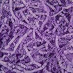Caleihd Crinkle Cut Paper Grass Cushion Paper Streamer for Christmas Wedding Birthday Bridesmaid Engagement Craft Gift Boxes Bags Filler Decoration 4.5oz Purple