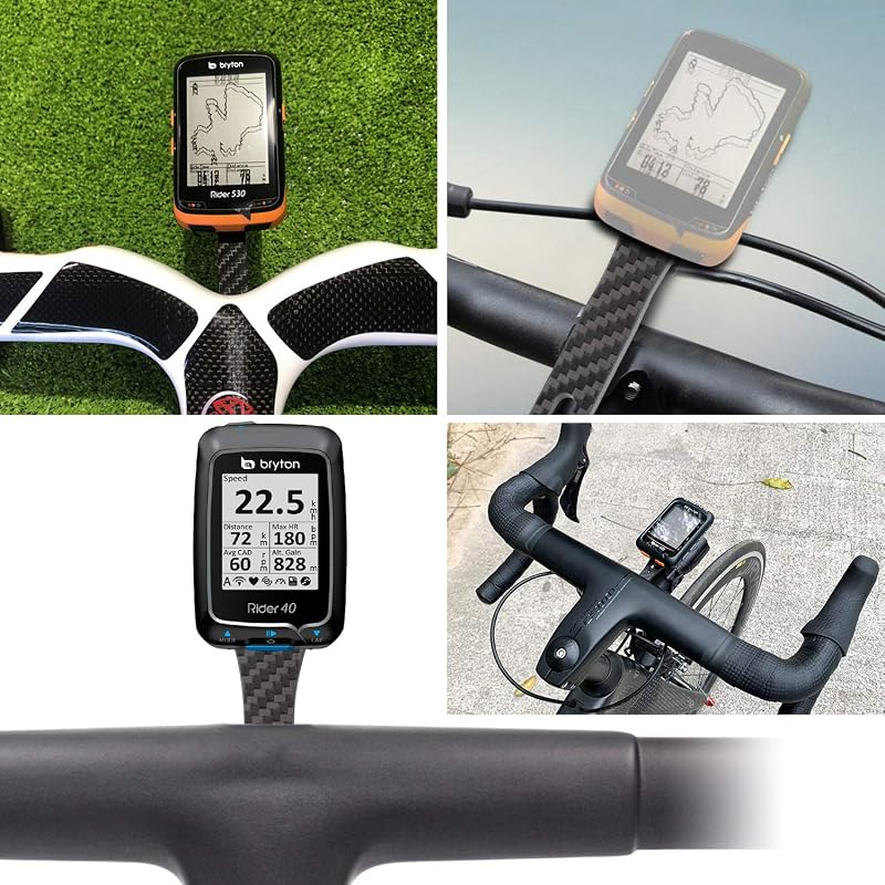 JEEZAO Szénszálas Kerékpár Számítógép GPS Tartó Wahoo Garmin Bryton Kompatibilis
