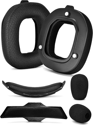 Kit de modificación A50 Gen 3 almohadillas de repuesto para auriculares y diadema compatibles con auriculares Astro A50 Gen 3, almohadillas para los