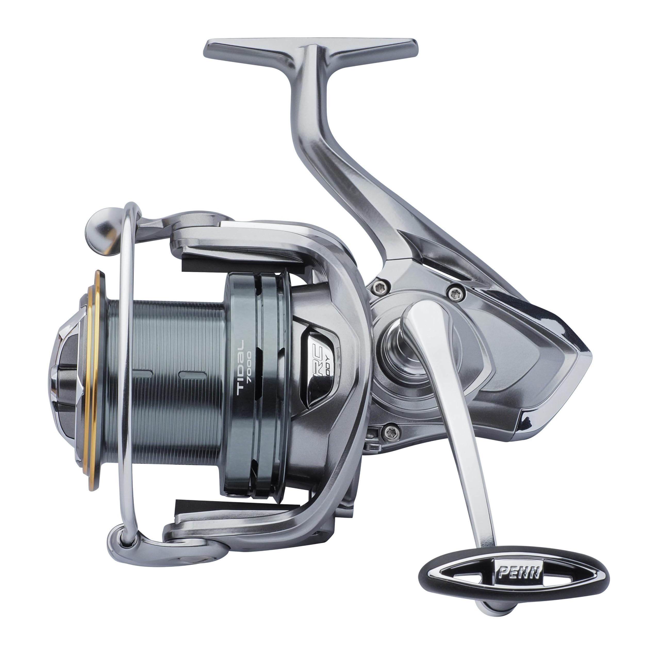 PENN Tidal Longcast, Sea Fishing Reel, Spinning Reel for Saltwater Surf, Beach & Rock Fishing Anglers, Lightweight Carbon Body, Long Distance Casting Reels with Waterproof Drag, 7000 & 8000 Size