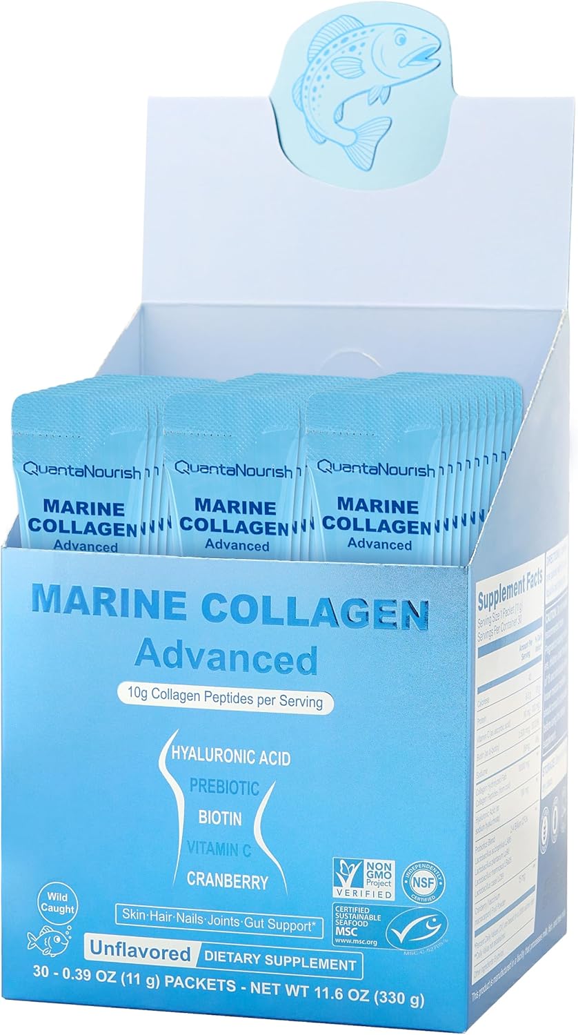 Marine Collagen Peptides, Wild-Caught Non-GMO...