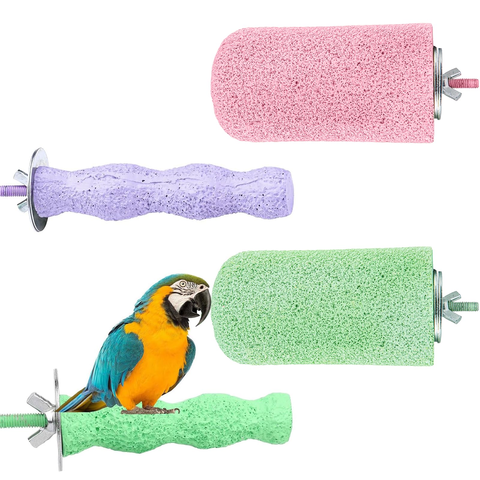 4 Pcs Bird Beak Grinding Stones
