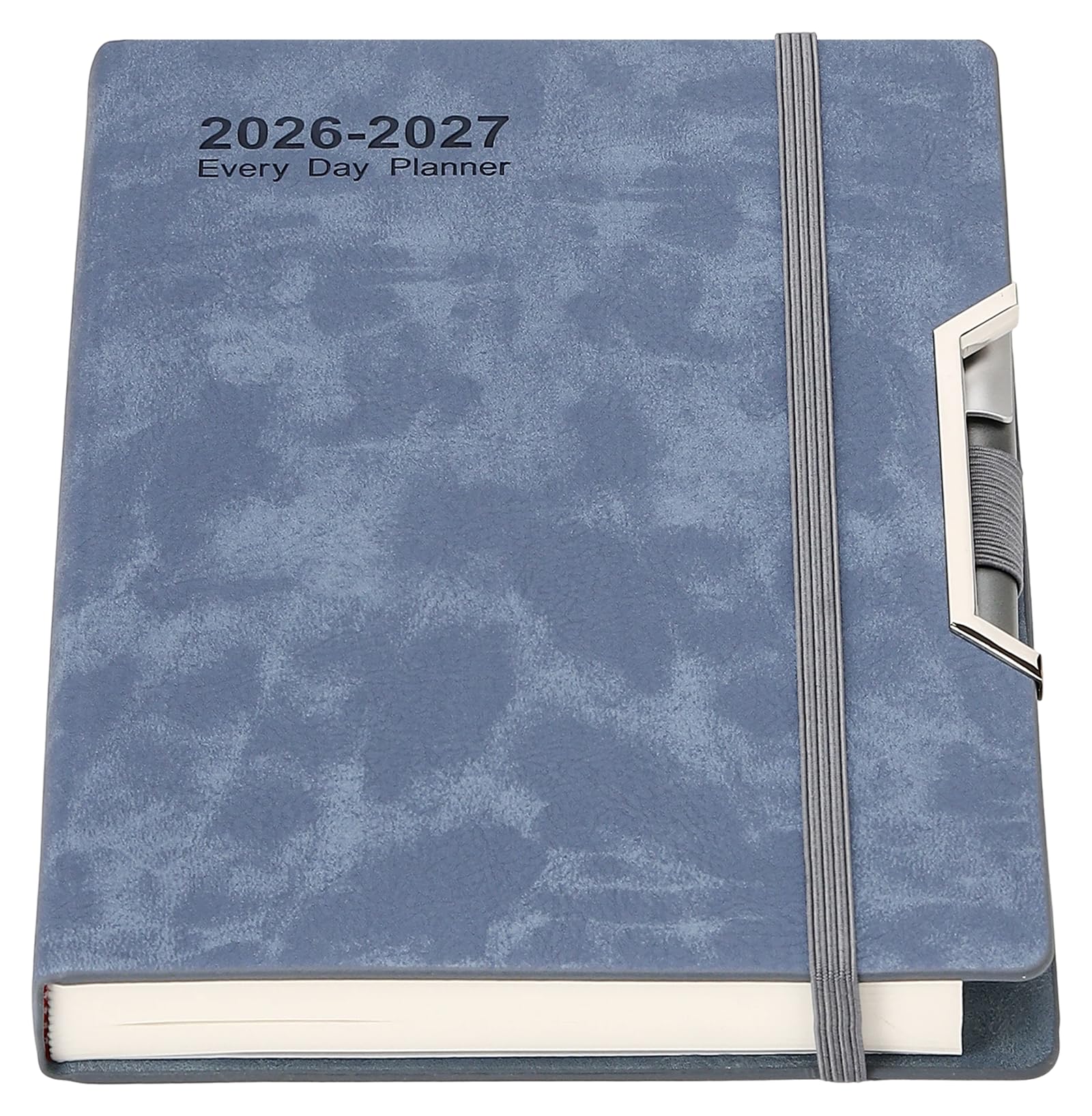 Academic Diary 2026-2027,Diary 2026-2027 Day Per Page, Hardcover Organized from July 2026 to June 2027, Agenda A5 Daily Monthly Planner with Monthly Tabs, Inner Pocket,Pen,Pen Loop,Stickers (Blue) — image 1