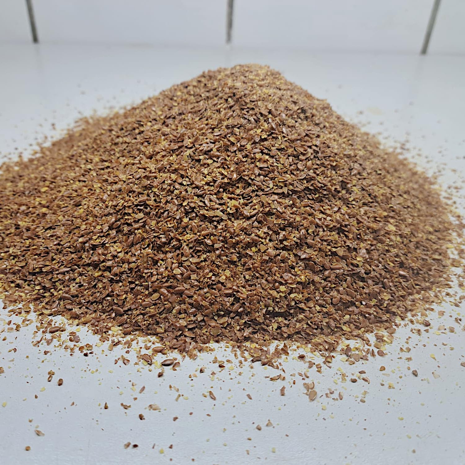 Leinsaatschrot/Leinsamen geschrotet 25 kg braun in bester Qualität, frisch aus der Rätze-Mühle