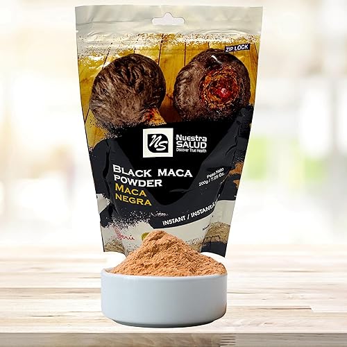 Miniatura 3 de Maca Polvo Organic 200 g de energía natural negro