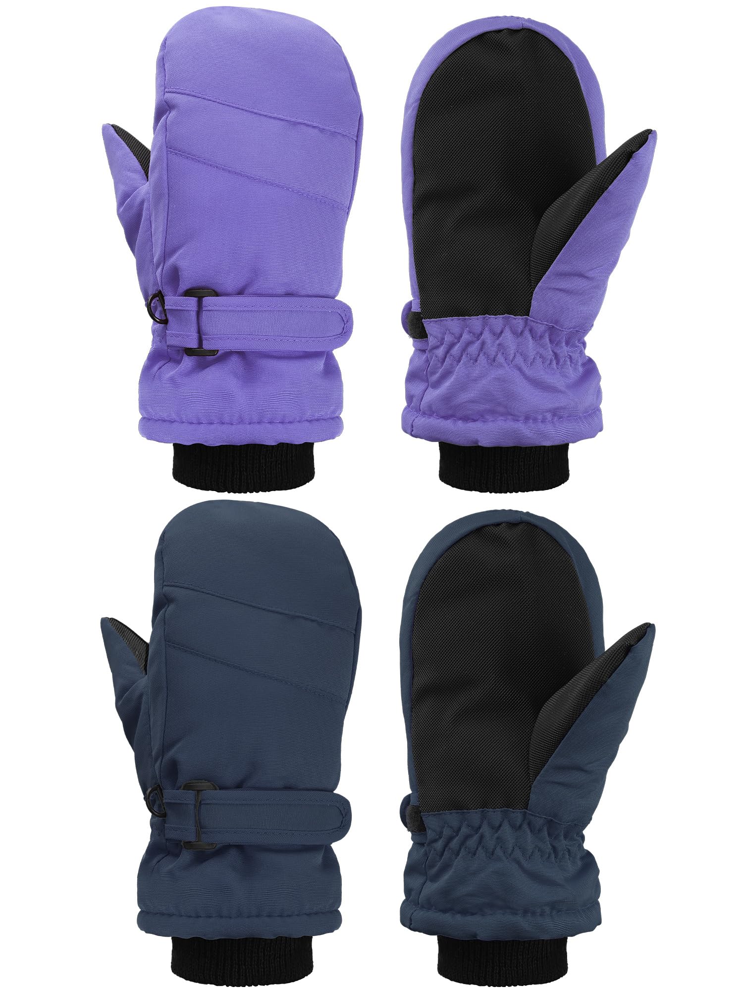 SATINIOR Kids Snow Mittens