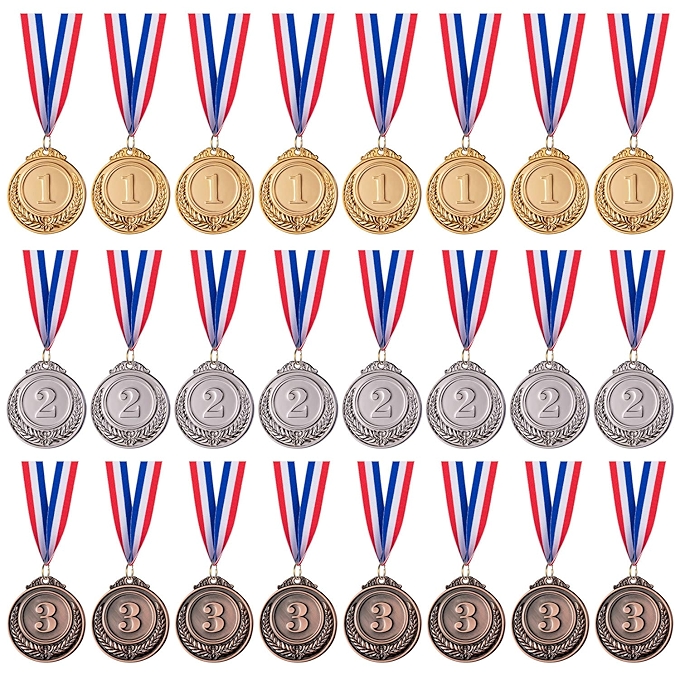 Favide 24枚金银铜奖牌 竞赛派对奥林匹克风格
