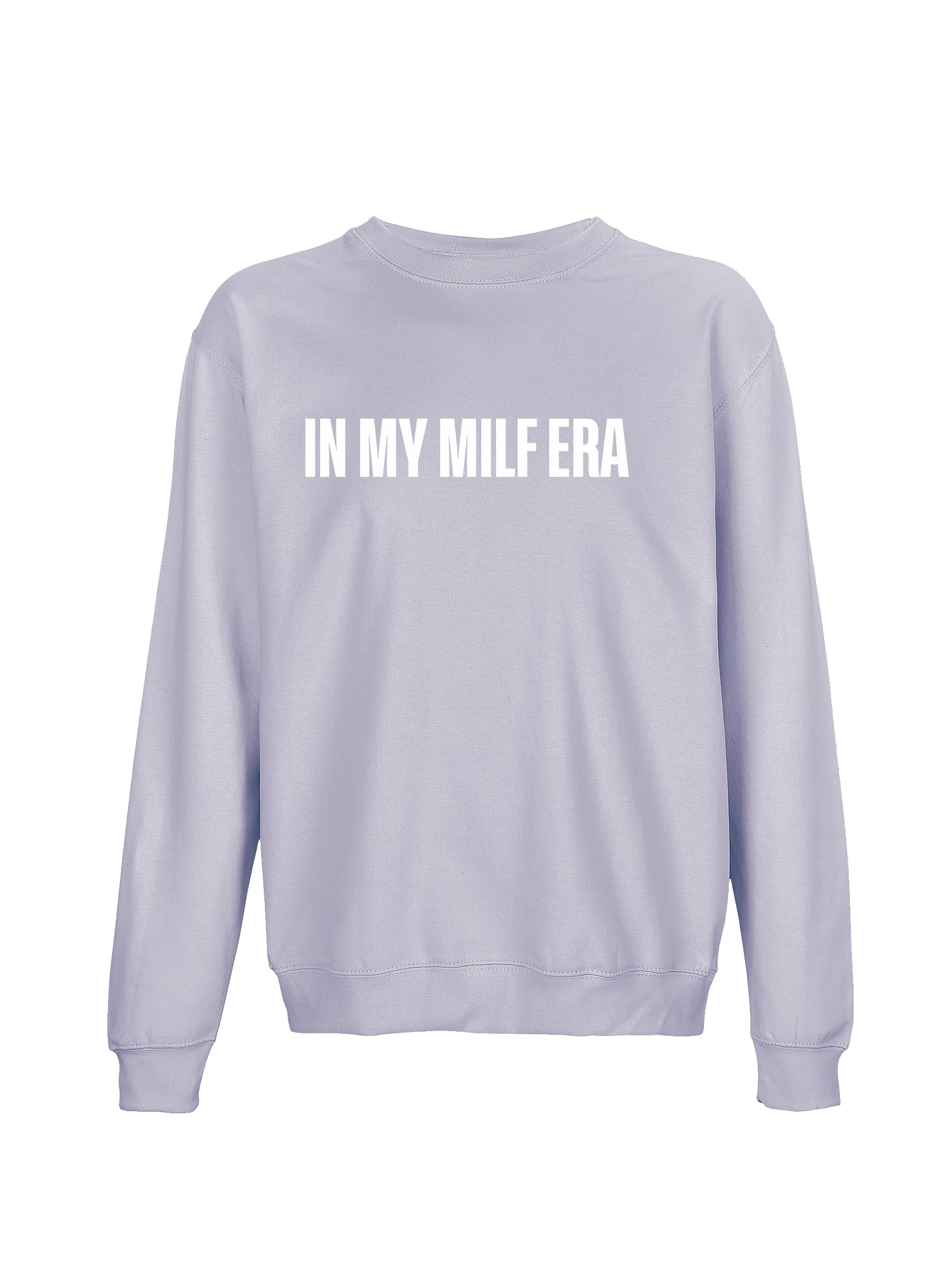 All You Can Tee Ali Mami, Milf Crew Neck Sweatshirt, Lilac, XS