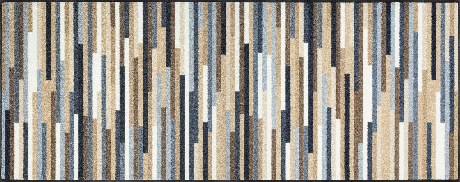 Wash&Dry Door Mat, Acrylic, Multicoloured, 75x190x0.7 cm